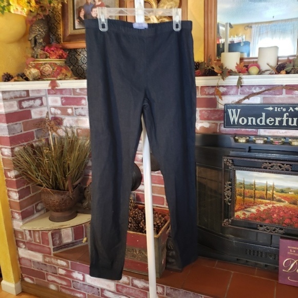 HARMONY & VINE DENIM LEGGINGS L - Picture 2 of 7